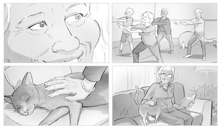 Storyboard for TV Commercial